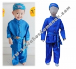 Baju Adat Betawi - Beskap Biru S